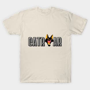 Catroar Cartoon Simplicity - Cat Roar Unique Design Gift Ideas Evergreen T-Shirt